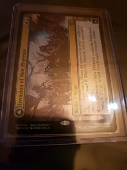 MTG MARCH OF THE MACHINE INVASION OF NEW PHYREXIA RARE FOIL - Image 1