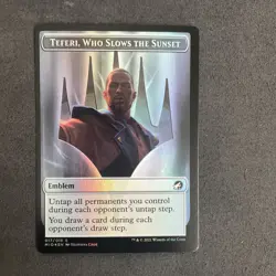 Emblem - Teferi // Zombie Token (005) - Foil x1 - Innistrad: Midnight Hunt - NM- - Image 1