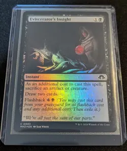 MTG - Eviscerator's Insight FOIL - Modern Horizons 3 - Pack Fresh!! - Image 2