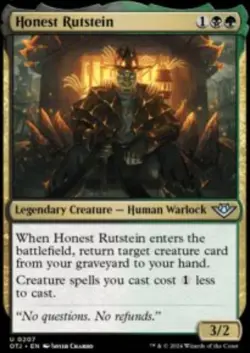 Honest Rutstein Outlaws of Thunder Junction (OTJ) 207 MTG Regular - Image 1