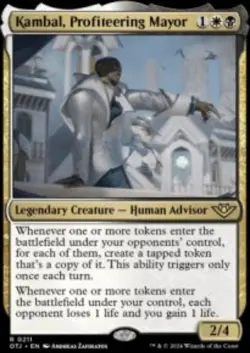 Kambal, Profiteering Mayor Outlaws of Thunder Junction (OTJ) 211 MTG Regular - Image 1