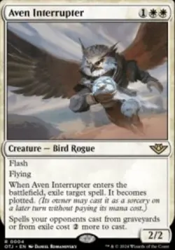 Aven Interrupter Outlaws of Thunder Junction (OTJ) 4 MTG Regular - Image 1