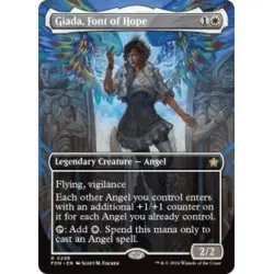 Giada, Font Of Hope (borderless) X4 M/NM Magic: The Gathering MTG Foundations - Image 1