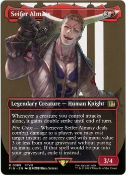 Seifer Almasy (Borderless) - 0389 - Final Fantasy - MTG - NM/M - Image 1