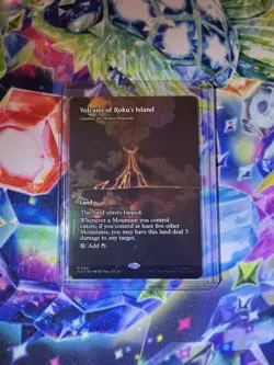 Volcano of Roku's Island Borderless Foil MTG Avatar Last Airbender Eternal-Legal - Image 1