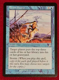 BRAIN FREEZE, MAGIC THE GATHERING SCOURGE NEAR MINT MTG NM - Image 1