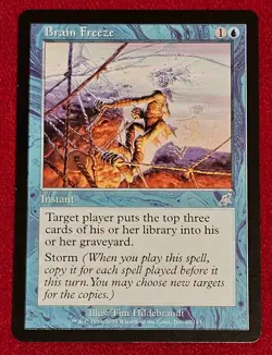 BRAIN FREEZE, MAGIC THE GATHERING SCOURGE NEAR MINT MTG NM - Image 3