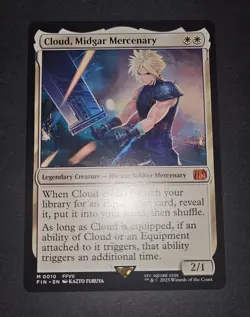 Cloud, Midgar Mercenary 0010 Final Fantasy *NM NON-FOIL* - Image 1
