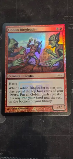 MtG Goblin Ringleader FOIL FNM Promo - Image 1