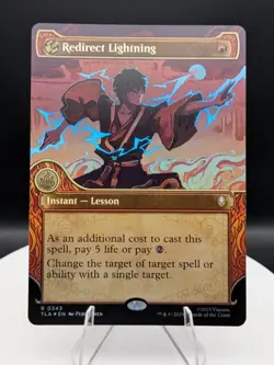 Redirect Lightning (Borderless) FOIL: Avatar ATLA MTG (NM) - Image 1