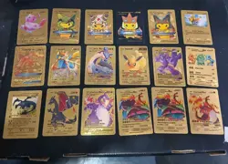 Pokemon Gold Fan Art Card Bundle 18 Cards - Image 1