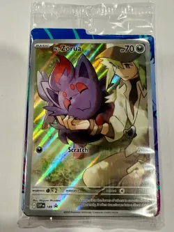 N’s Zorua SVP 189- Pokemon TCG Journey Together Sealed Promo - Image 1