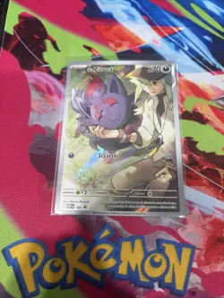 N's Zorua SVP 189 Promo Pokemon TCG Journey Together - Image 1