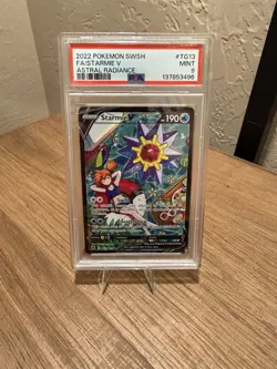 Starmie V TG13/TG30 - PSA 9 Mint - Astral Radiance Trainer Gallery Holo Pokemon - Image 1