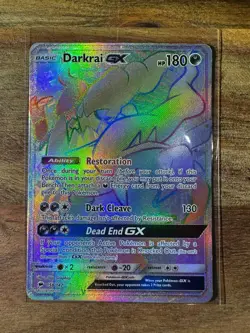 Darkrai GX Pokemon Sun & Moon Burning Shadows 158/147 Pokemon TCG LP - Image 1