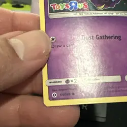 Cosmog (Toys R' Us Promo Stamp) Pokemon Sun & Moon 64/149 Stamped Promo HP-DMG - Image 4