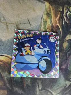 Pikachu and Ash PR14 Pokemon Artbox Sticker Prizm Series 1 1999 - Image 2