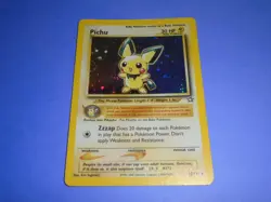Pokemon TCG Pichu (Neo Genesis 12/111) WotC Holo Rare LP - Image 1