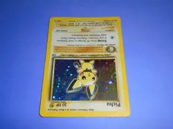 Pokemon TCG Pichu (Neo Genesis 12/111) WotC Holo Rare LP - Image 2