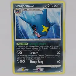 Pokemon Platinum Rising Rivals Set UN-COMMON Sharpedo 49/111 - Near Mint (NM) - Image 1