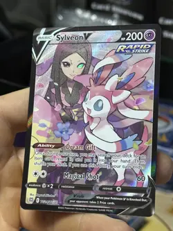 Sylveon V TG14/TG30 Brilliant Stars 2022 Trainer Gallery Full Pokemon Card TCG - Image 4