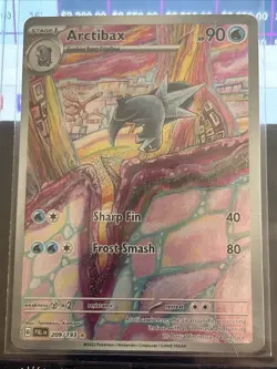 Arctibax 209/193 Sv02: Paldea Evolved Holo Pokemon Scarlet and Violet - Image 2