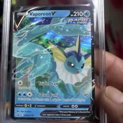 Vaporeon V SWSH150 Sword & Shield Black Star Promo Pokemon TCG - Image 1