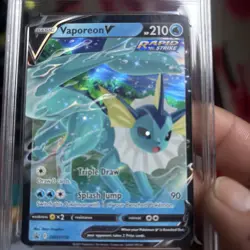 Vaporeon V SWSH150 Sword & Shield Black Star Promo Pokemon TCG - Image 2