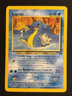 2001 Pokemon Southern Islands WotC Promo 12/18 Lapras Non-Holo - Image 1