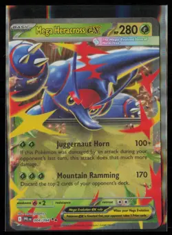 🍃Mega Heracross ex 004/94 ME02: Phantasmal Flames - Pokemon TCG - Double Rare🍃 - Image 1