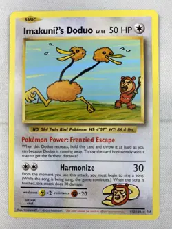 ImakuniU's Doduo Secret Rare - 112/108 - XY Evolutions Pokemon 2016 NM - Image 1