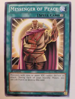 Yugioh Messenger of Peace Common LCYW-EN266 1st Edition MP - Image 1