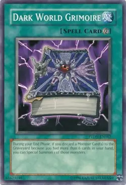 Dark World Grimoire - PTDN-EN062 - Common - Unlimited Edition - Moderately Playe - Image 1