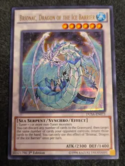 Yugioh Brionac, Dragon Of The Ice Barrier DUSA-EN073 Ultra Rare 1st Ed VLP - Image 1