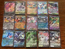 15 ALL ULTRA RARE Pokemon Cards Lot (Vs & ex) No Duplicates No Bulk Near Mint - Image 1