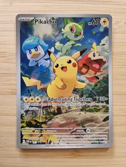 Pikachu 027 (SVP) NM Holofoil Promo Rare Pokemon Card - Image 1