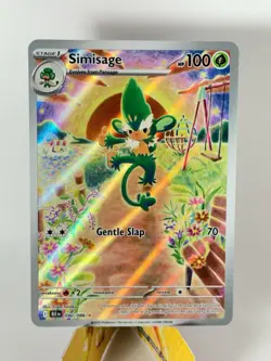 Pokemon TCG Simisage 090/086 Black Bolt Illustration Rare Card - Near Mint - Image 1