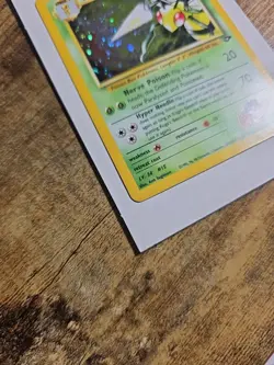 Pokemon TCG Koga's Beedrill Gym Challenge Holo Rare Card 9/132 2 Swirls - Image 3