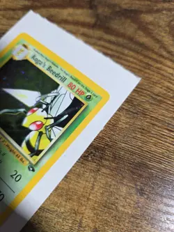 Pokemon TCG Koga's Beedrill Gym Challenge Holo Rare Card 9/132 2 Swirls - Image 5