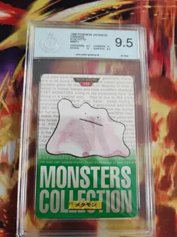 Pokemon Karte Card Green Monsters Collection Ditto Carddass 96 PGS PSA 9.5 Jpn - Image 2