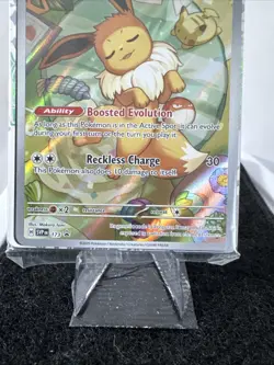 Pokemon Eevee TCG IR Scarlet and Violet Prismatic Evolutions Promo Card Sealed - Image 2