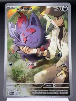 N’s Zorua SVP189 - Illustration Rare - Scarlet & Violet Promo Pokemon Card MINT - Image 1