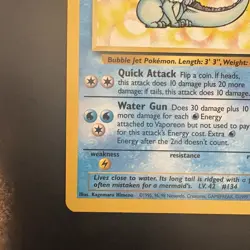 Vintage Pokemon Vaporeon 28/64 Jungle Non-Holo Rare Card - Image 5