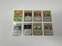 Team Rocket Trainer Lot 8x Cards WOTC Pokemon TCG LP-NM - Image 1