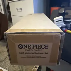 🏴‍☠ One Piece Card Game English Version 2nd Anniversary Set NEW FACTORY SEALED - Image 1