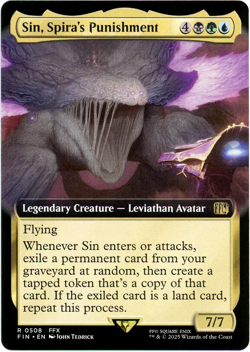 Sin, Spira's Punishment (Borderless) - 0508 - Final Fantasy - MTG NM/M - Image 1