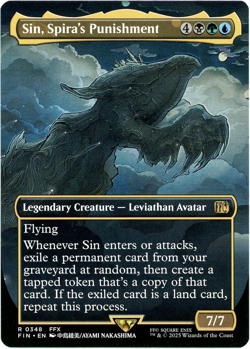 Sin, Spira's Punishment (Borderless) - 0348 - Final Fantasy - MTG NM/M SHIPS NOW - Image 1