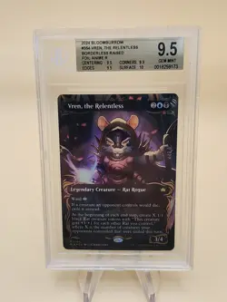 Vren, the Relentless Borderless Raised Foil - Image 1