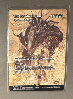 The Cloudsea Djinn 0016, Magic the Gathering Final Fantasy Showcase Mythic NM/M - Image 1