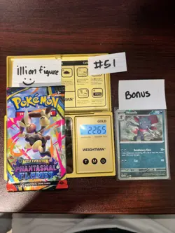 VERY HEAVY! GOD PACKUUU 22.65g Phantasmal Flames Pokemon TCG Booster (SEALED) - Image 1